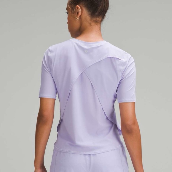 lululemon athletica Tops - Lululemon UV Protection Fold-Over Running Shirt Size 6